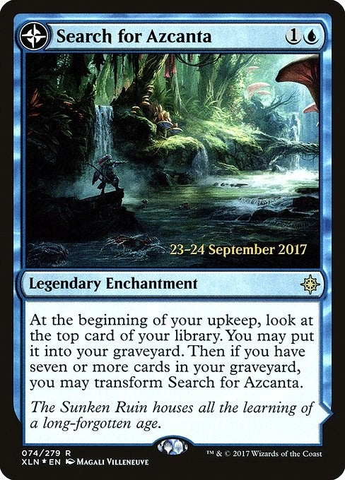Image for Search for Azcanta (74) [Prerelease Cards] - Magic: The Gathering