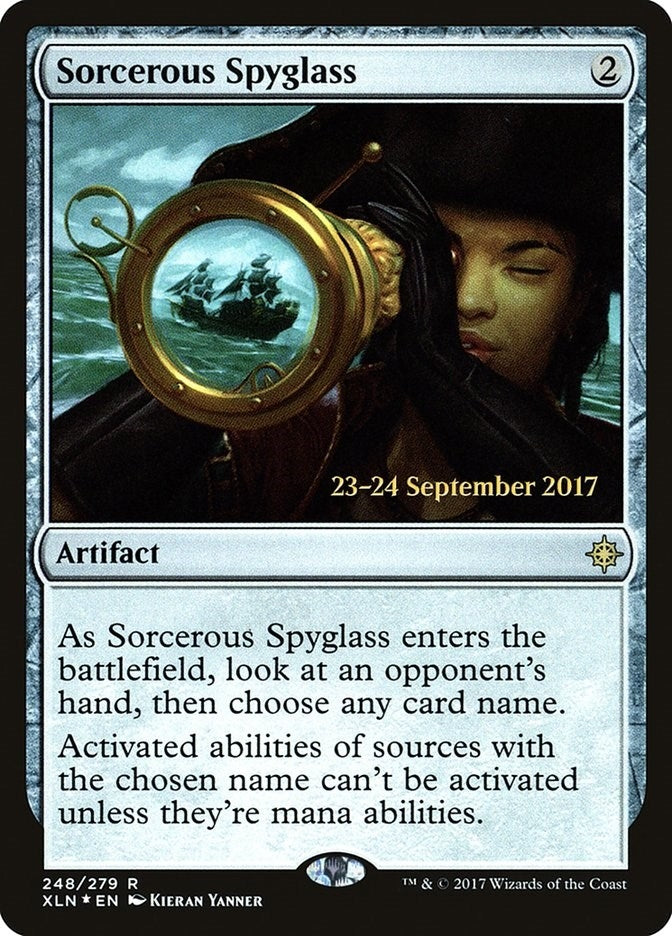 Image for Sorcerous Spyglass (XLN) (248) [Prerelease Cards] - Magic: The Gathering
