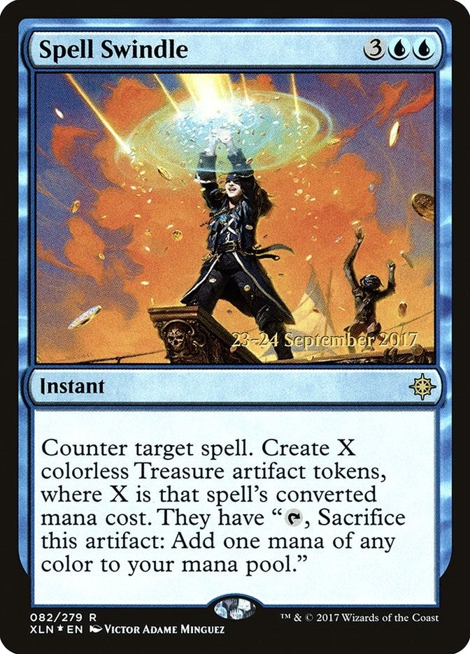 Image for Spell Swindle (82) [Prerelease Cards] - Magic: The Gathering