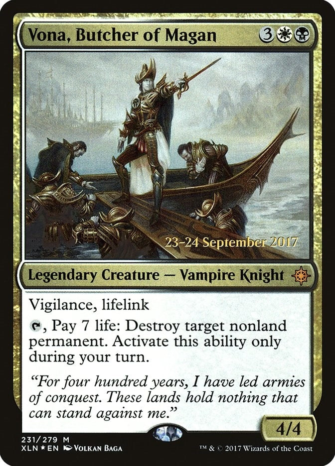 Image for Vona, Butcher of Magan (231) [Prerelease Cards] - Magic: The Gathering