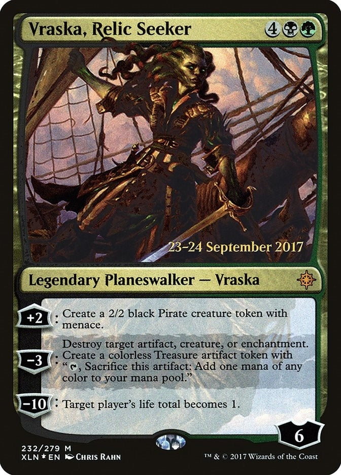 Image for Vraska, Relic Seeker (232) [Prerelease Cards] - Magic: The Gathering