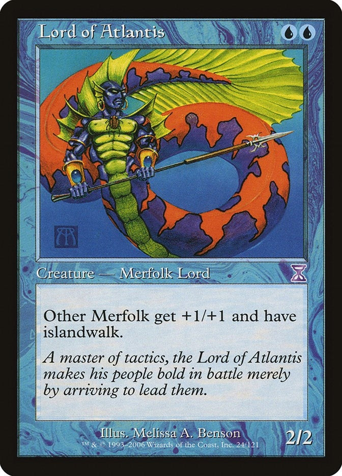 Image for Lord of Atlantis (24) [Timeshifted] - Magic: The Gathering