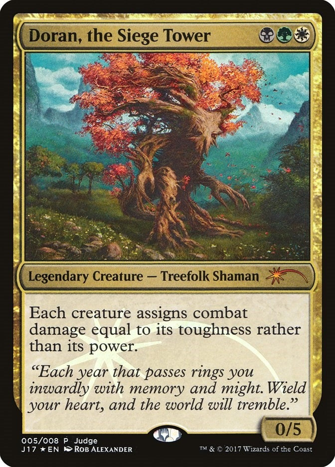Image for Doran, the Siege Tower (5) [Judge Promos] - Magic: The Gathering