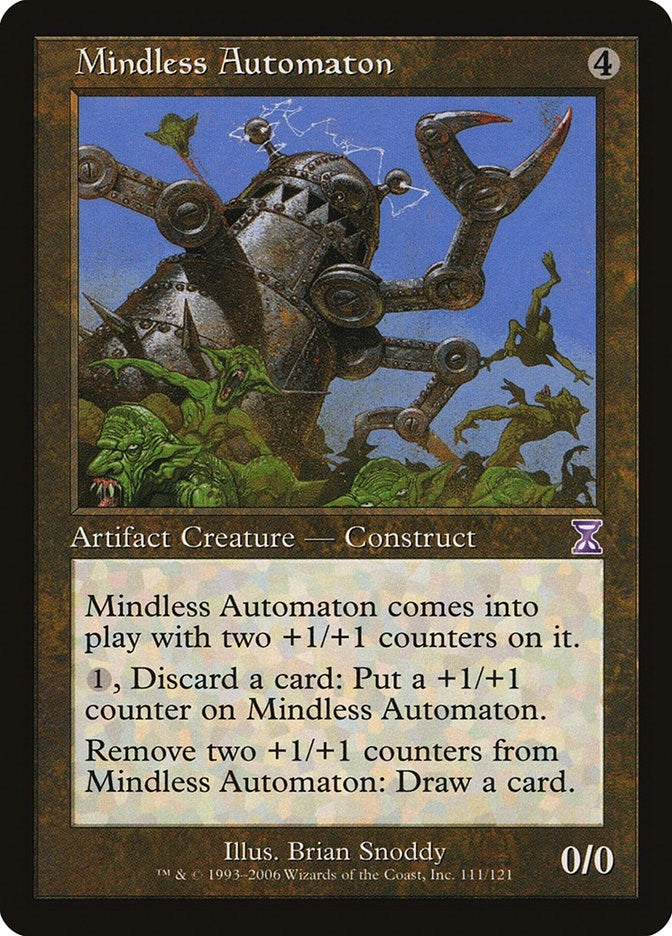 Image for Mindless Automaton (111) [Timeshifted] - Magic: The Gathering