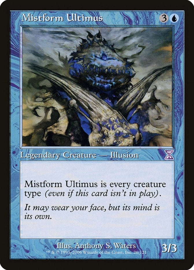 Image for Mistform Ultimus (26) [Timeshifted] - Magic: The Gathering