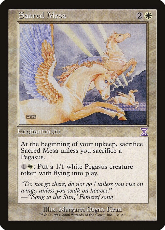 Image for Sacred Mesa (13) [Timeshifted] - Magic: The Gathering
