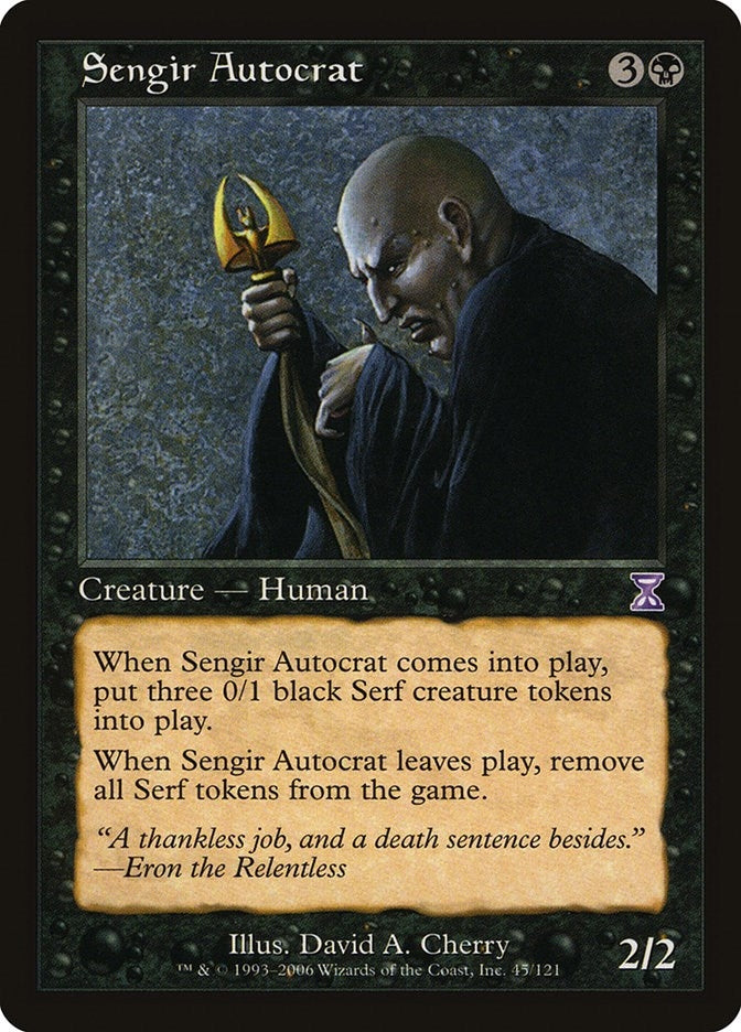Image for Sengir Autocrat (45) [Timeshifted] - Magic: The Gathering