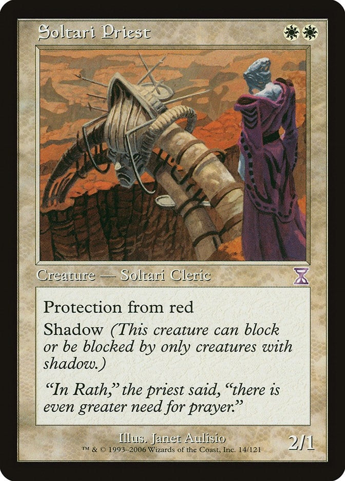 Image for Soltari Priest (14) [Timeshifted] - Magic: The Gathering
