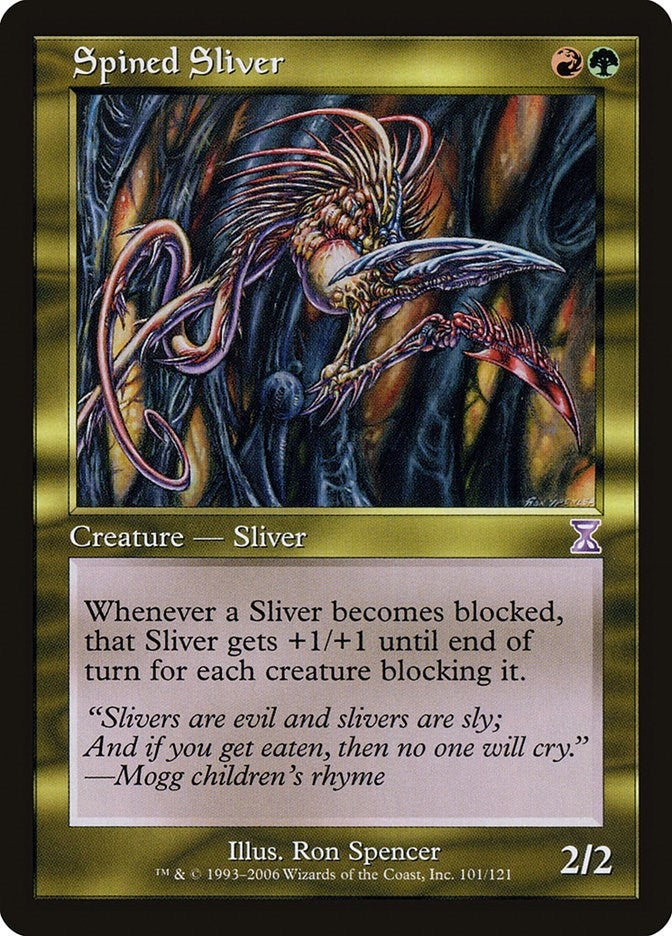 Image for Spined Sliver (101) [Timeshifted] - Magic: The Gathering