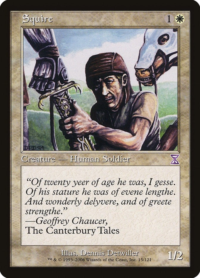 Image for Squire (15) [Timeshifted] - Magic: The Gathering