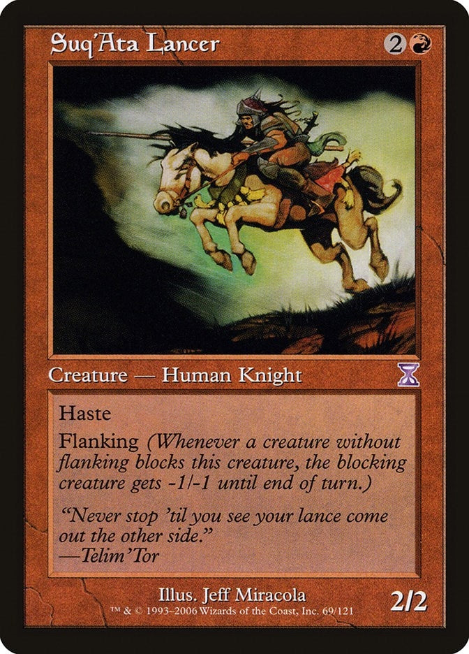 Image for Suq'Ata Lancer (69) [Timeshifted] - Magic: The Gathering