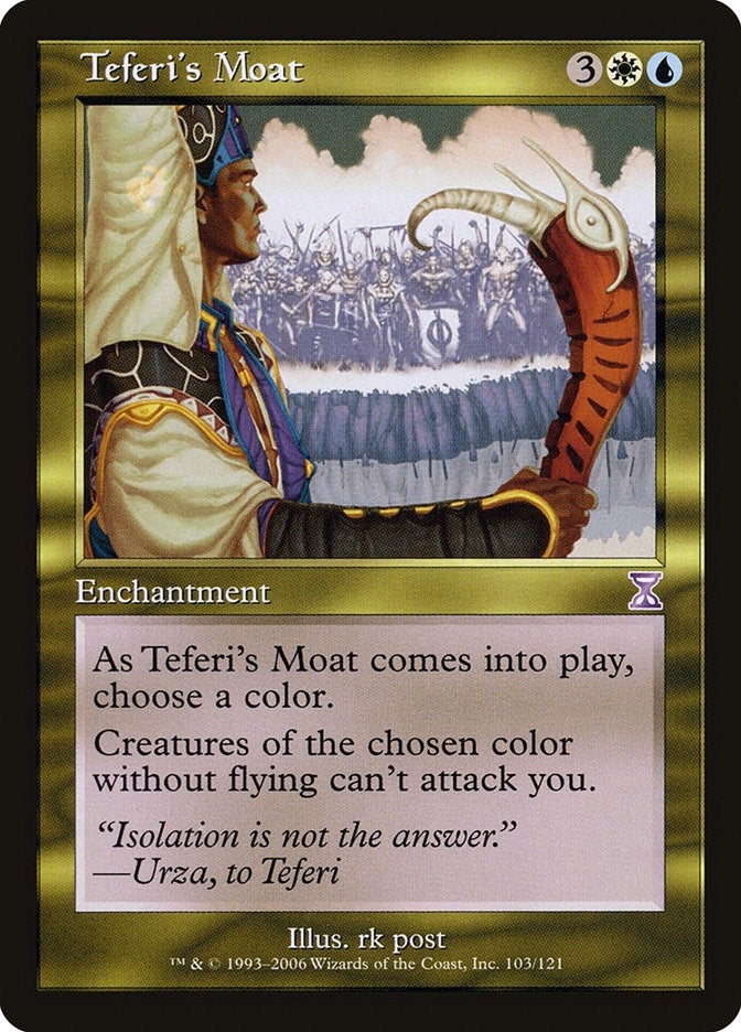 Image for Teferi's Moat (103) [Timeshifted] - Magic: The Gathering