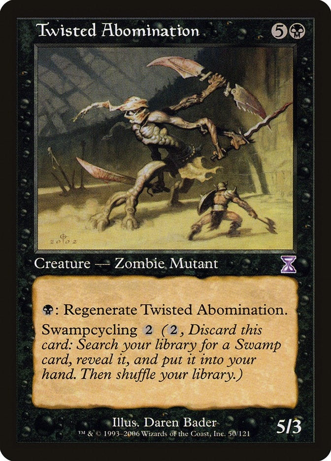 Image for Twisted Abomination (50) [Timeshifted] - Magic: The Gathering