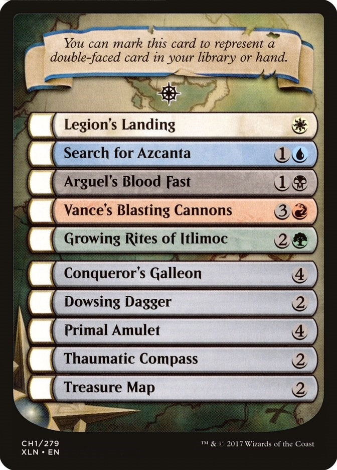 Image for Checklist Card - Ixalan (CH1) [Ixalan] - Magic: The Gathering