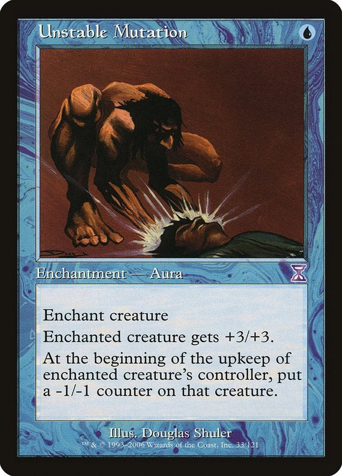 Image for Unstable Mutation (33) [Timeshifted] - Magic: The Gathering