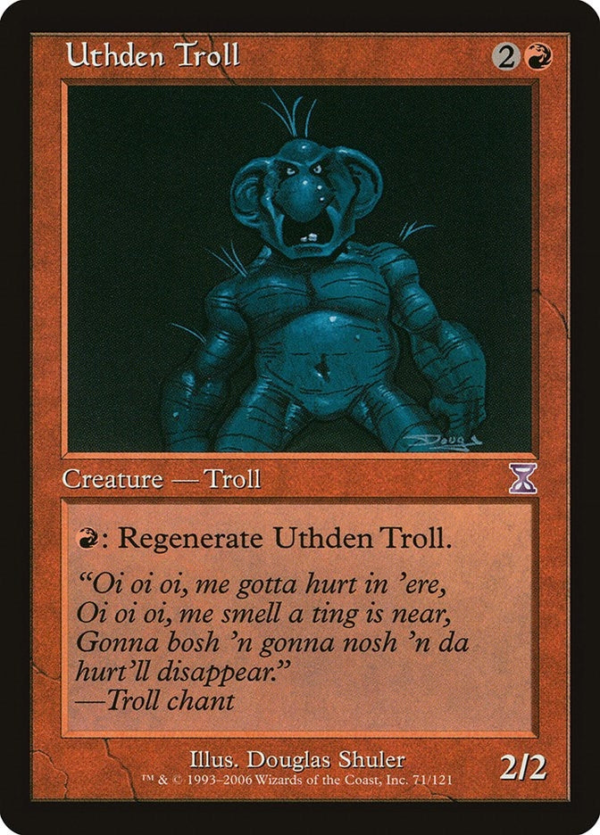 Image for Uthden Troll (71) [Timeshifted] - Magic: The Gathering