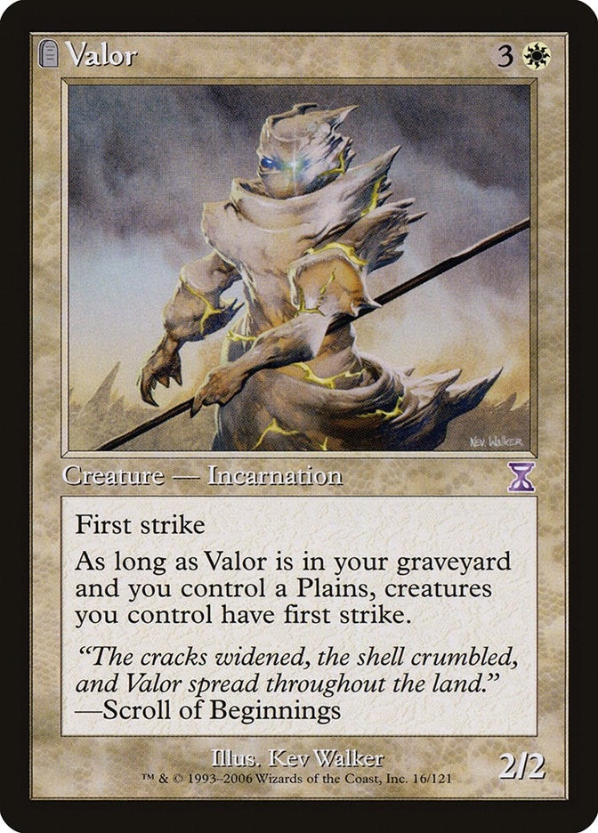 Image for Valor (16) [Timeshifted] - Magic: The Gathering