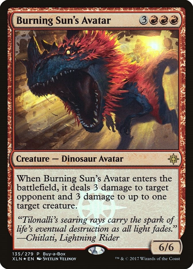 Image for Burning Sun's Avatar (135) [Buy-A-Box Promos] - Magic: The Gathering