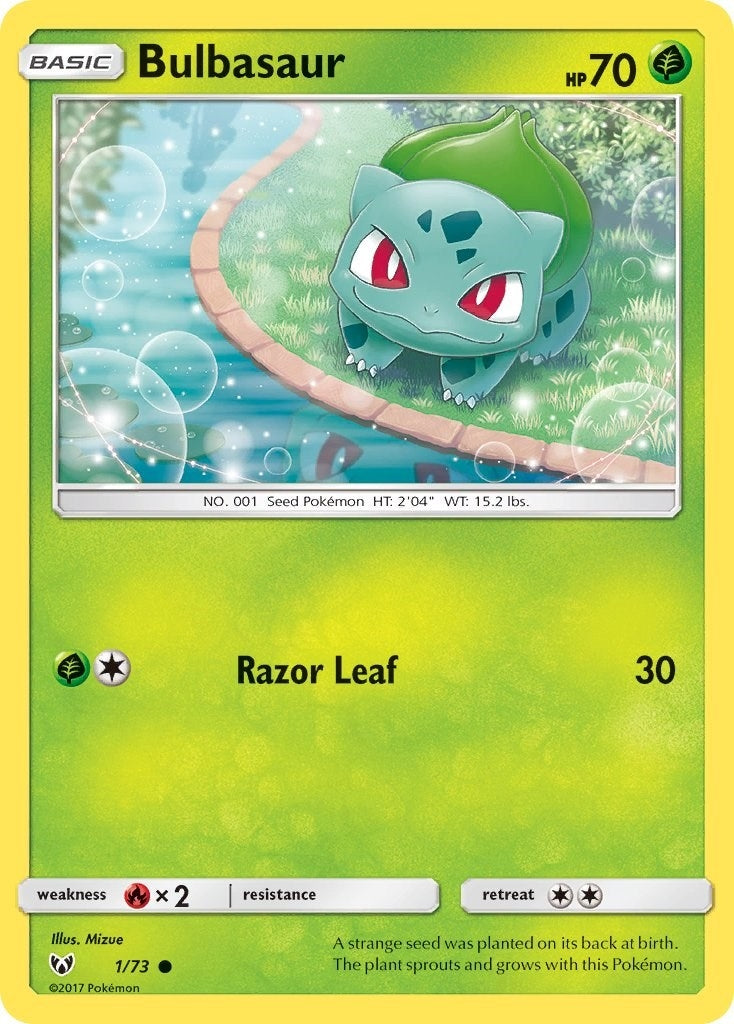 Image for Bulbasaur (1/73) [Shining Legends] - Pokemon