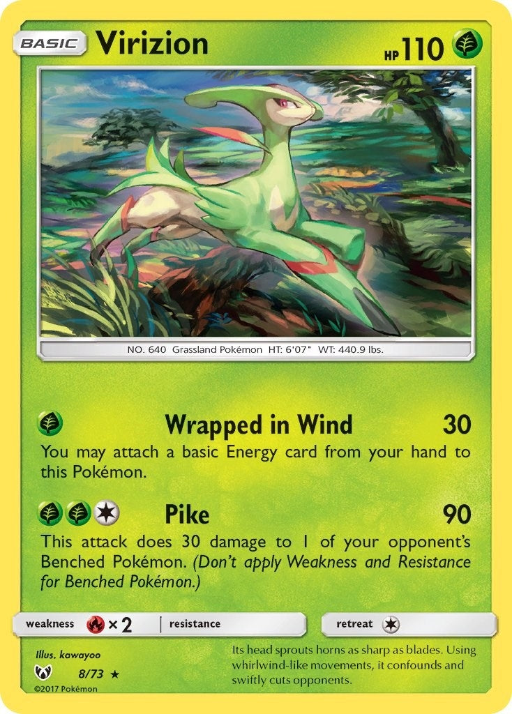 Image for Virizion (8/73) [Shining Legends] - Pokemon