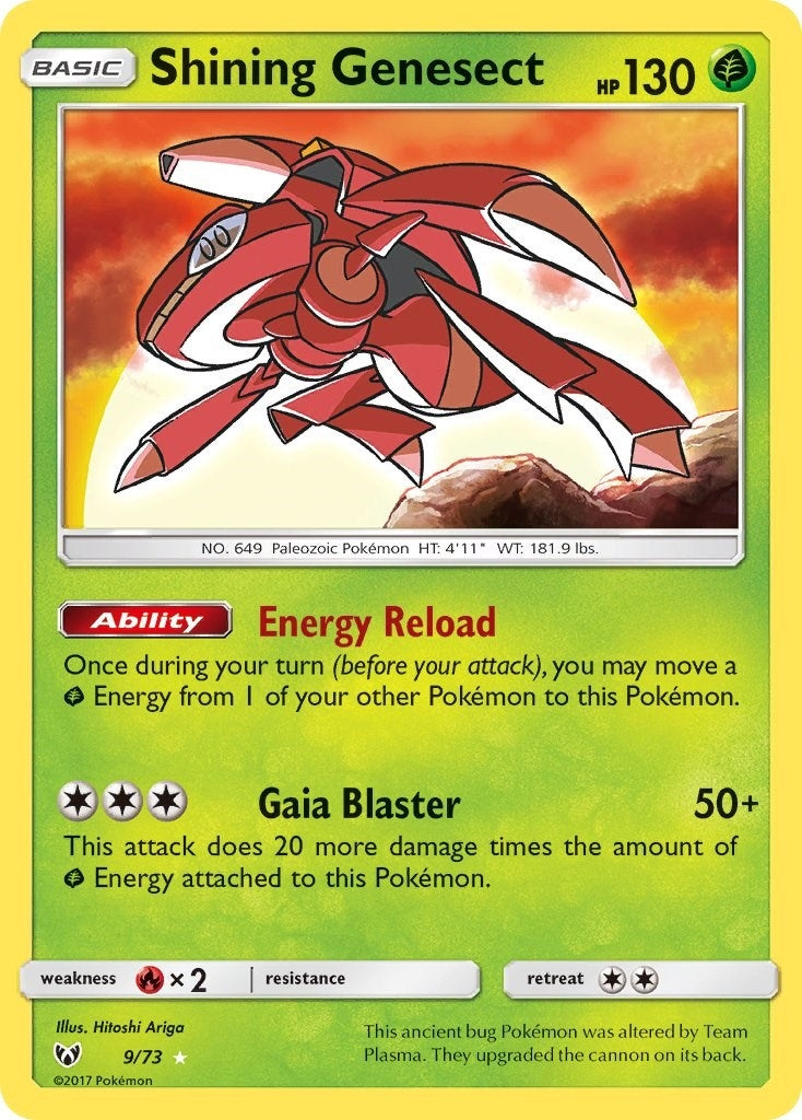 Image for Shining Genesect (9/73) [Shining Legends] - Pokemon