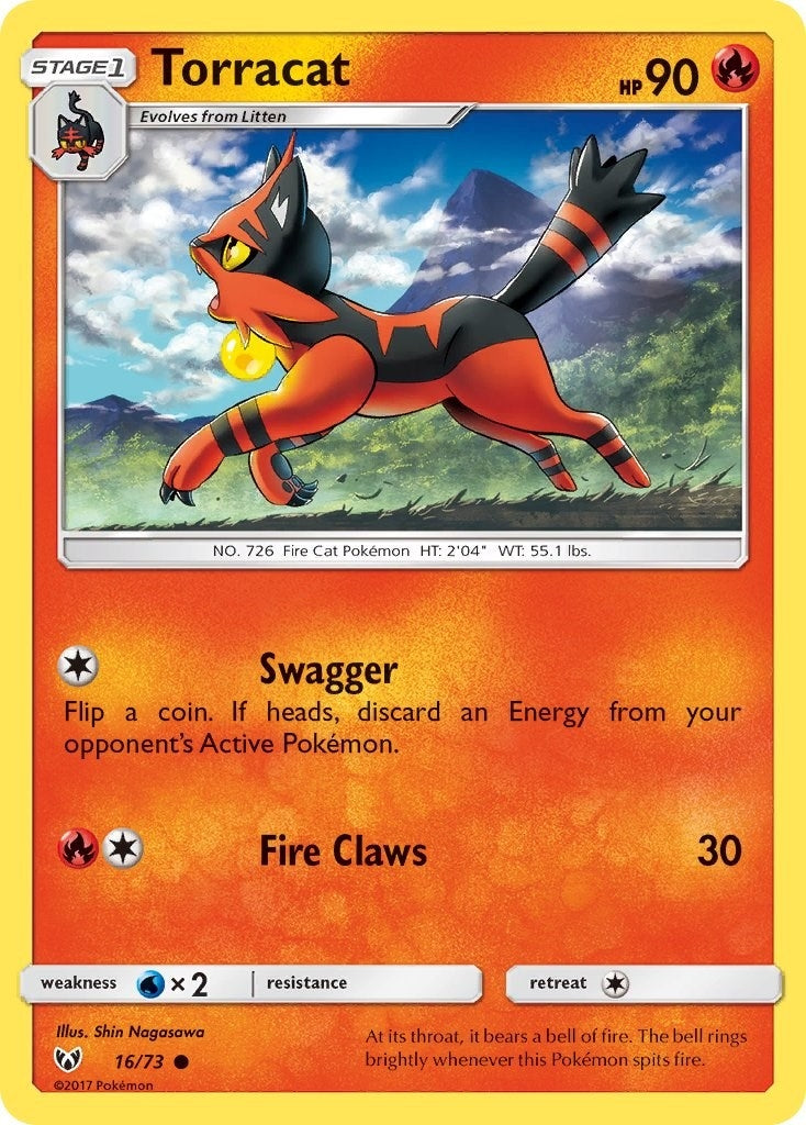 Image for Torracat (16/73) [Shining Legends] - Pokemon