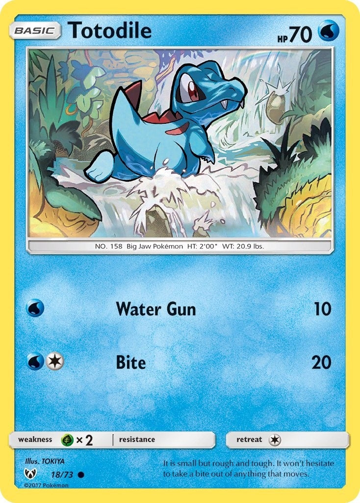 Image for Totodile (18/73) [Shining Legends] - Pokemon