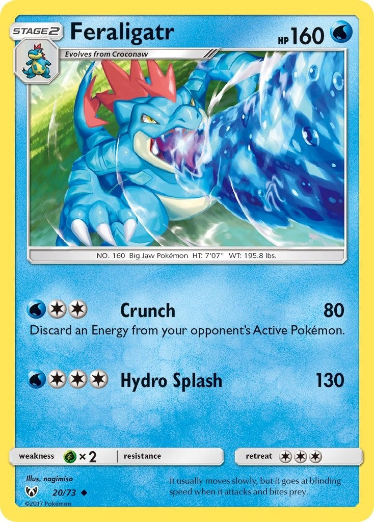 Image for Feraligatr (20/73) [Shining Legends] - Pokemon