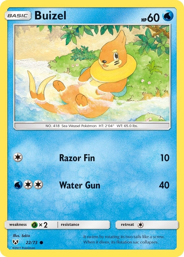 Image for Buizel (22/73) [Shining Legends] - Pokemon