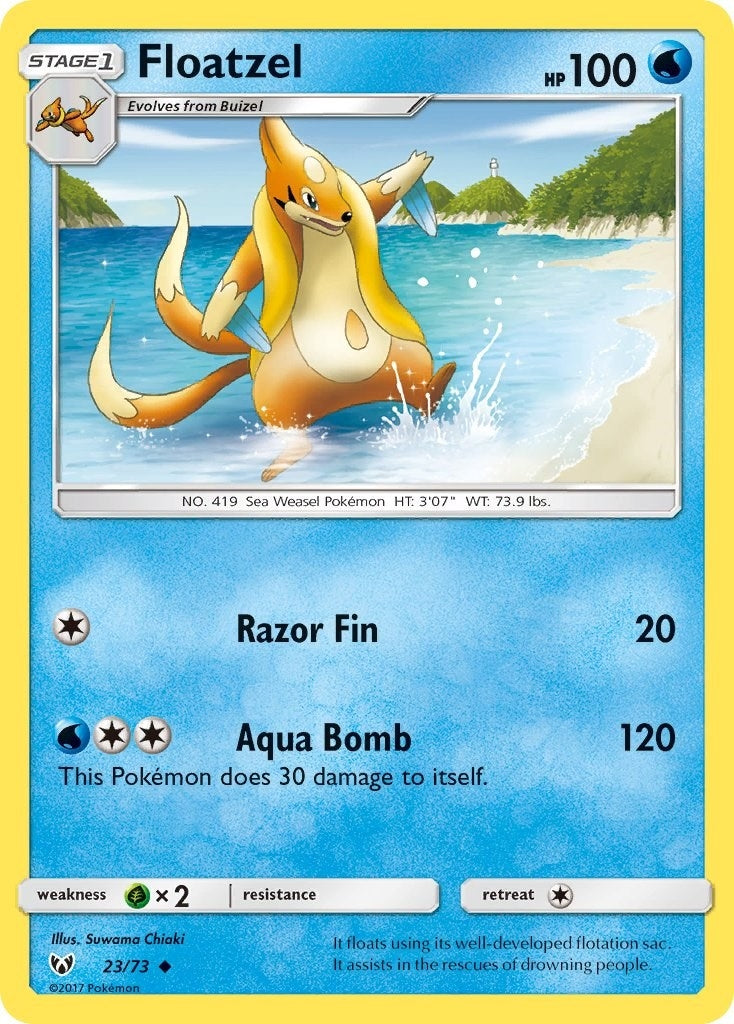 Image for Floatzel (23/73) [Shining Legends] - Pokemon