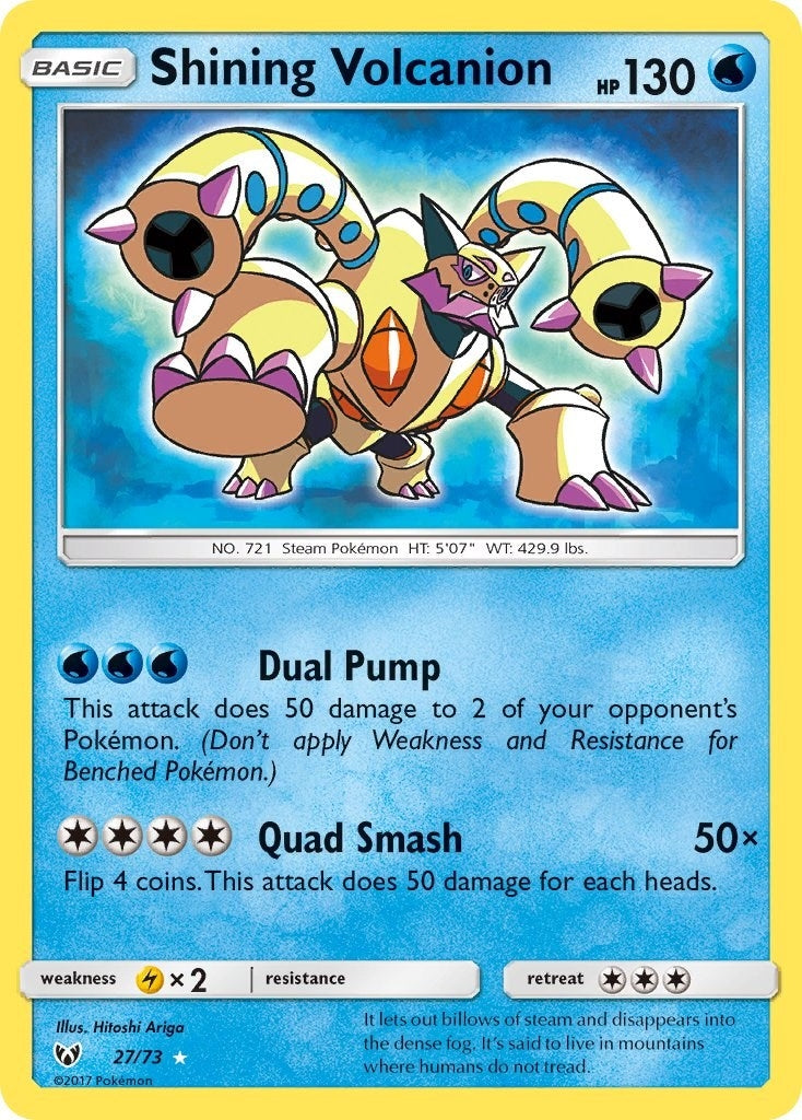 Image for Shining Volcanion (27/73) [Shining Legends] - Pokemon