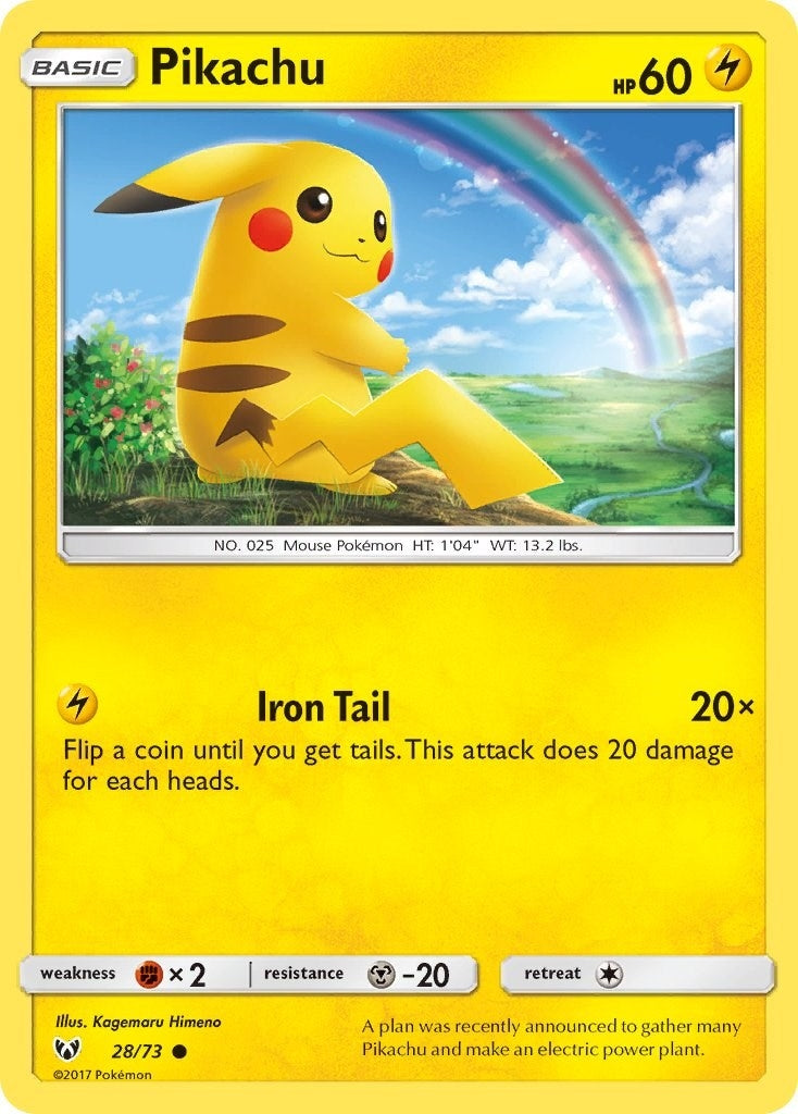 Image for Pikachu (28/73) [Shining Legends] - Pokemon