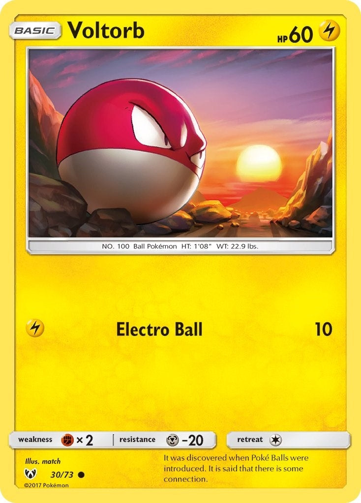 Image for Voltorb (30/73) [Shining Legends] - Pokemon
