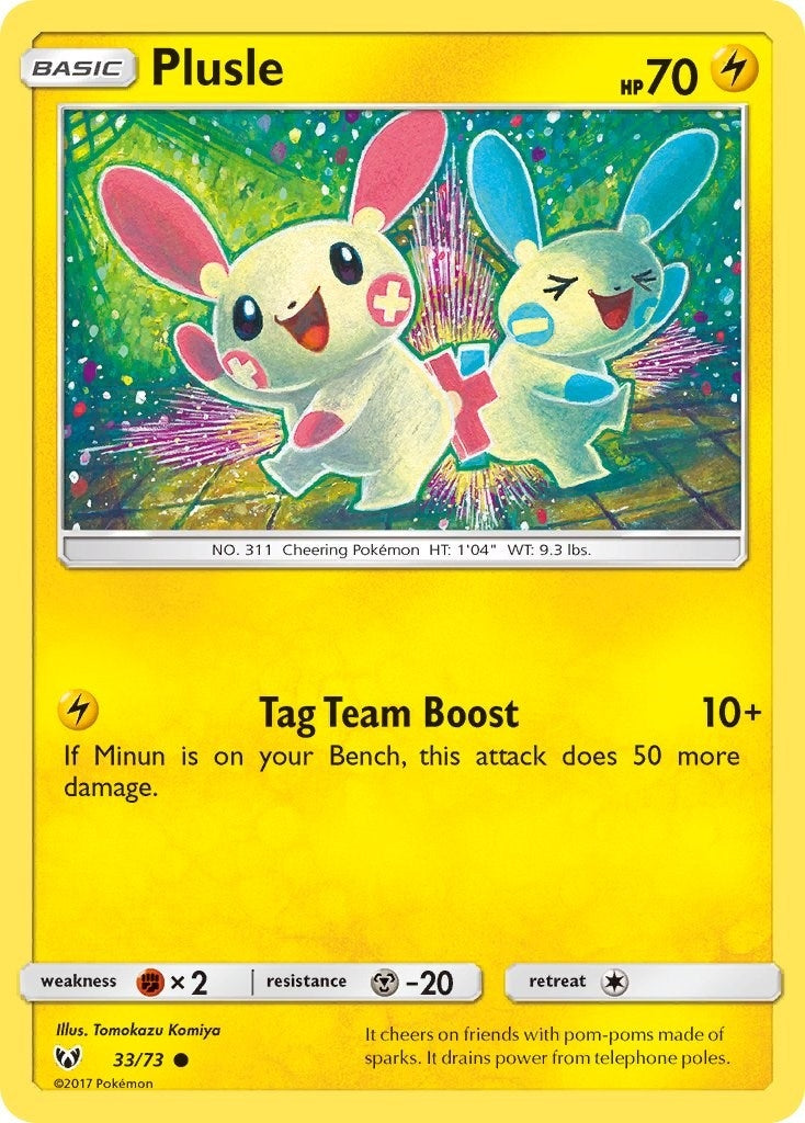 Image for Plusle (33/73) [Shining Legends] - Pokemon