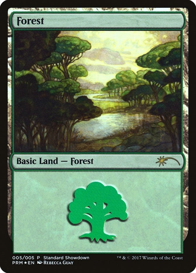 Image for Forest (Rebecca Guay) (5) [Standard Showdown Promos] - Magic: The Gathering