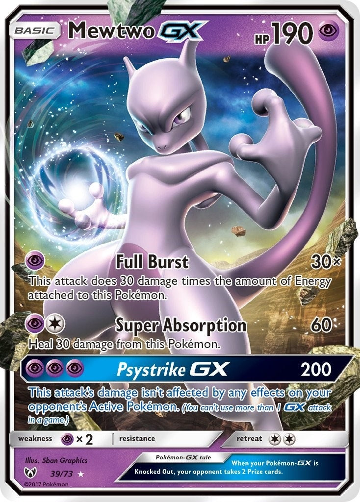 Image for Mewtwo GX (39/73) [Shining Legends] - Pokemon