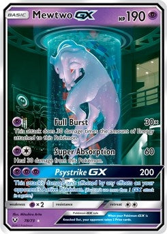 Image for Mewtwo GX (Secret Shining) (78/73) [Shining Legends] - Pokemon