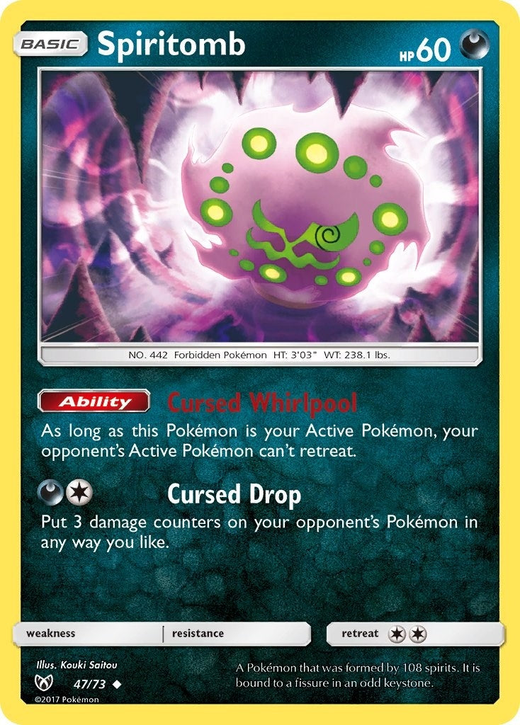 Image for Spiritomb (47/73) [Shining Legends] - Pokemon
