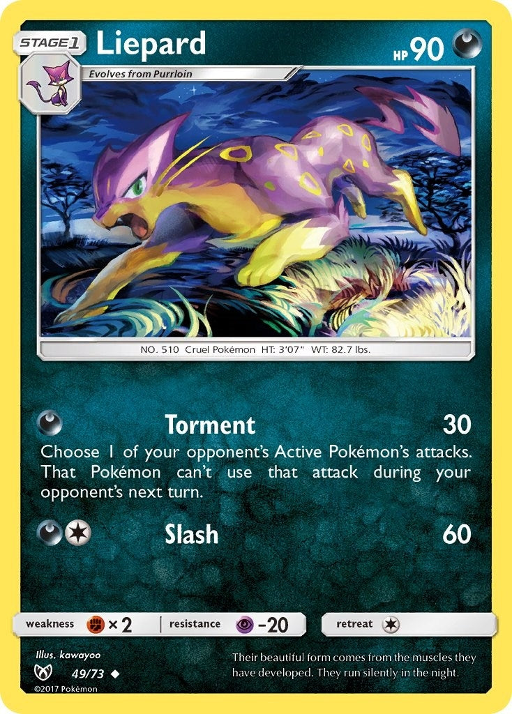 Image for Liepard (49/73) [Shining Legends] - Pokemon