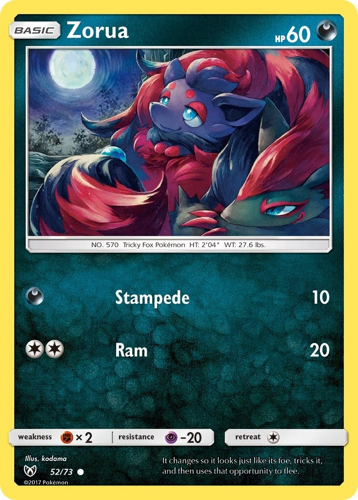Image for Zorua (52/73) [Shining Legends] - Pokemon