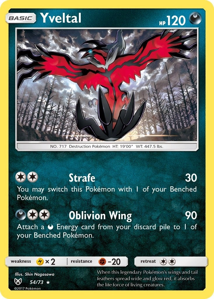 Image for Yveltal (54/73) [Shining Legends] - Pokemon