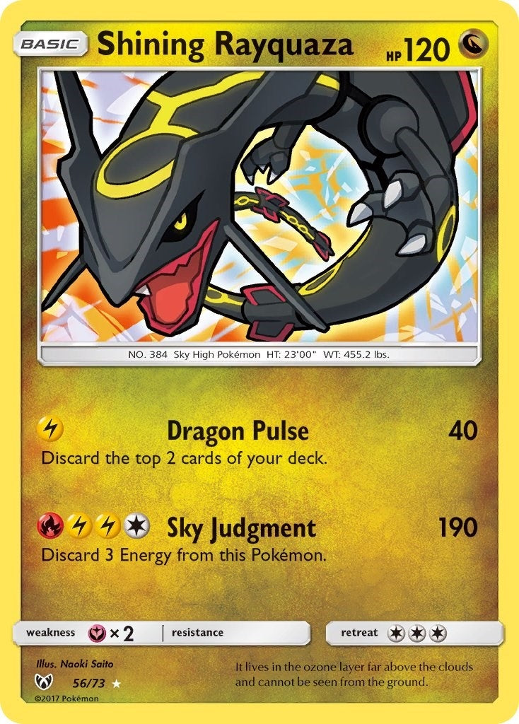 Image for Shining Rayquaza (56/73) [Shining Legends] - Pokemon