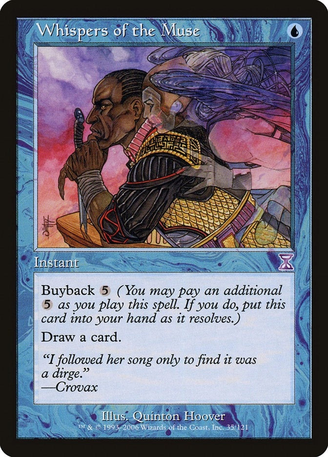 Image for Whispers of the Muse (35) [Timeshifted] - Magic: The Gathering