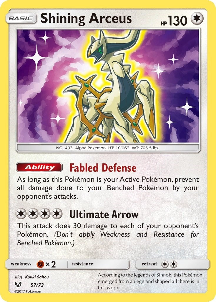 Image for Shining Arceus (57/73) [Shining Legends] - Pokemon