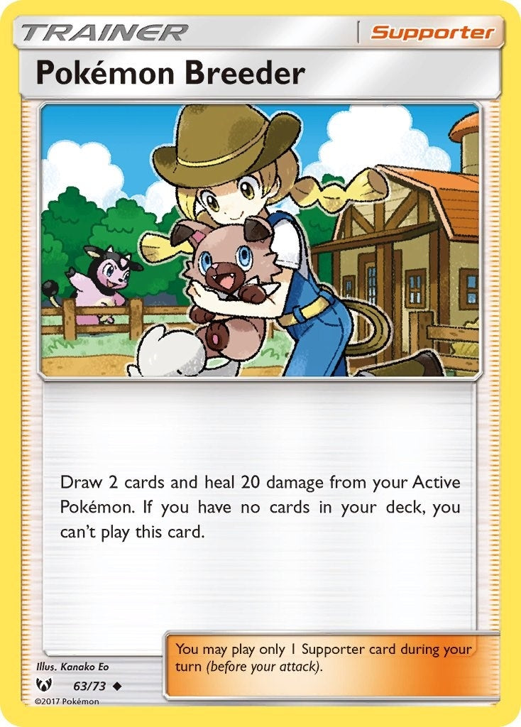 Image for Pokemon Breeder (63/73) [Shining Legends] - Pokemon