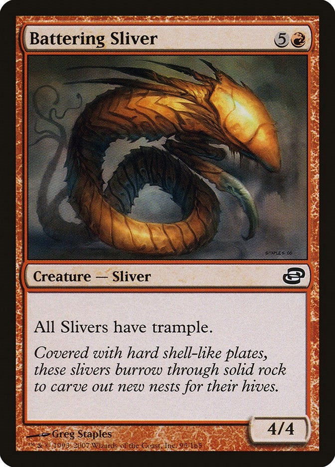 Image for Battering Sliver (95) [Planar Chaos] - Magic: The Gathering