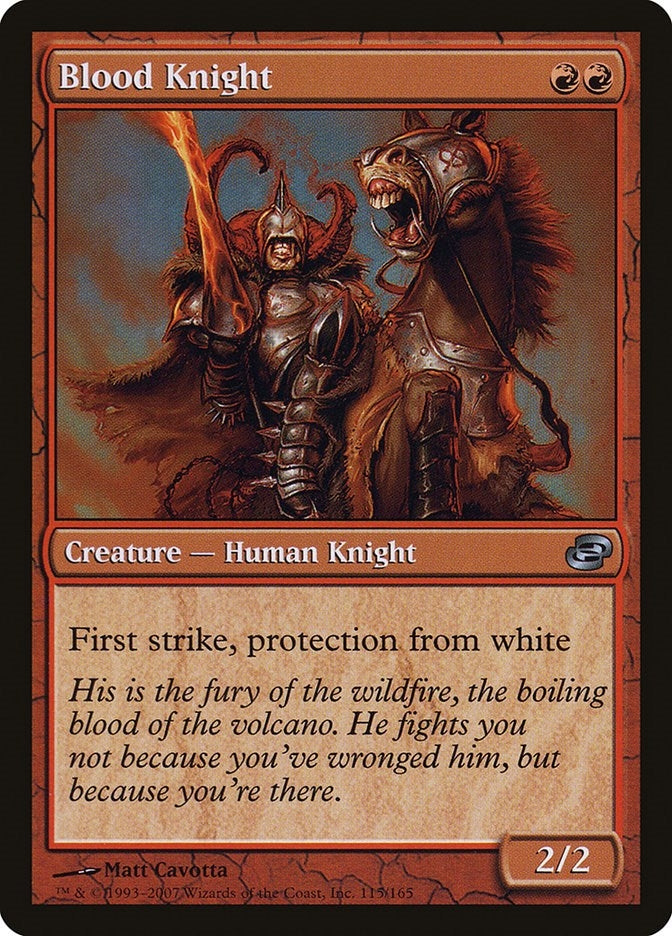 Image for Blood Knight (115) [Planar Chaos] - Magic: The Gathering