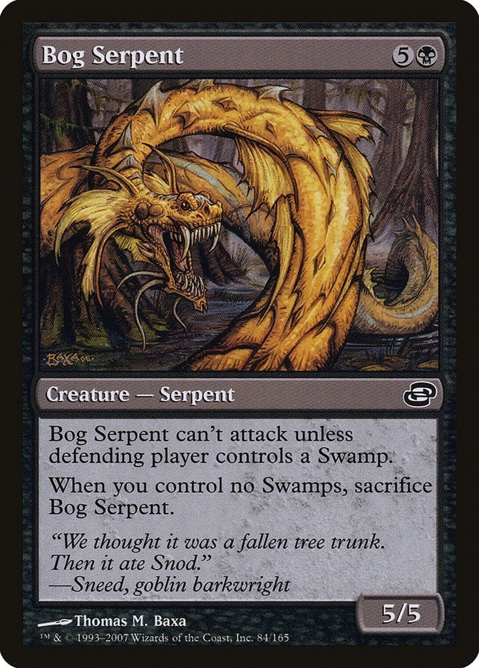 Image for Bog Serpent (84) [Planar Chaos] - Magic: The Gathering