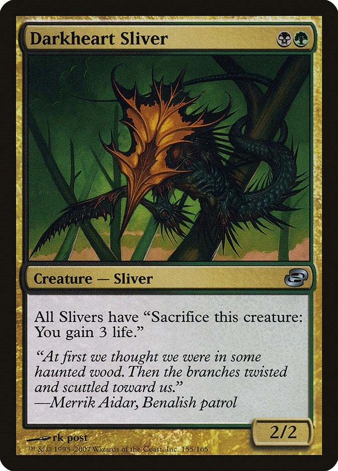 Image for Darkheart Sliver (155) [Planar Chaos] - Magic: The Gathering