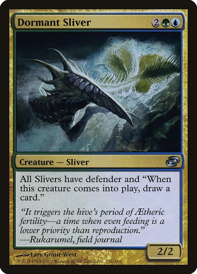 Image for Dormant Sliver (156) [Planar Chaos] - Magic: The Gathering